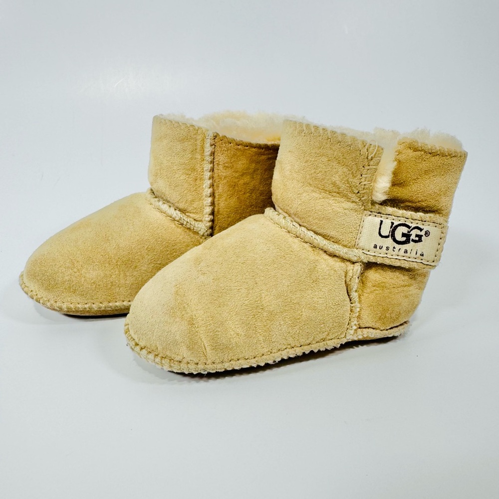 UGG Australia Baby Booties – Soft Sheepskin Comfort with Leather Upper & Outsole - Picture 3 of 14